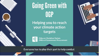 going green with OCP brochure