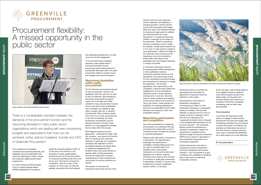 eolas magazine double page spread