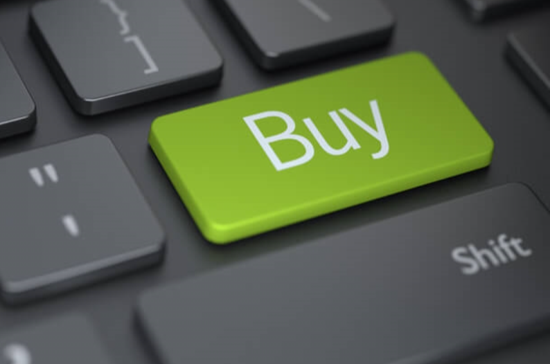 green BUY button on keyboard