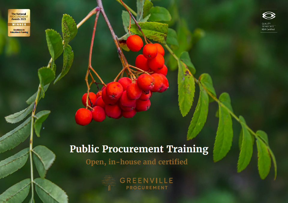 brochure cover with berries